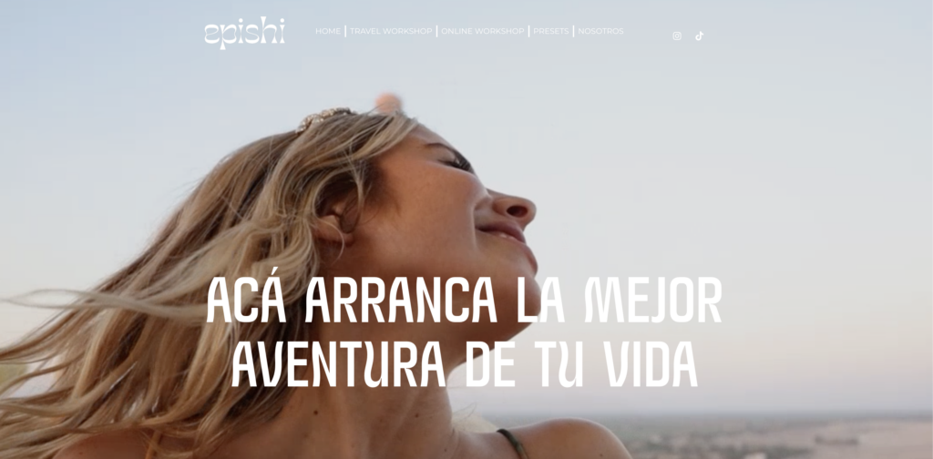 Web Acá arranca la mejor aventura